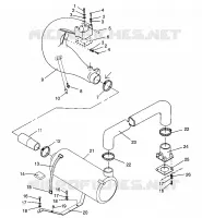 SISTEMA DE ESCAPE SL 700 B964066 and  Intl. SL 700 I964066 (4935633563B005)
