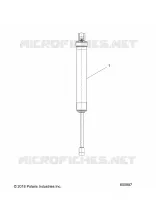 SUSPENSION, SHOCK TRASERO TRACK