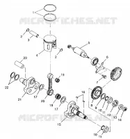 PISTÓN Y CIGÜEÑAL SWEDISH 4X4 400L S948140 (4926912691C014)