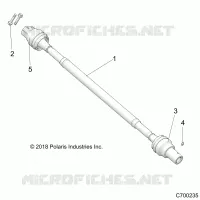 TREN, REAR PROP SHAFT