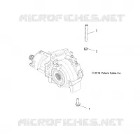 TREN, GEARCASE MOUNTING, FRONT