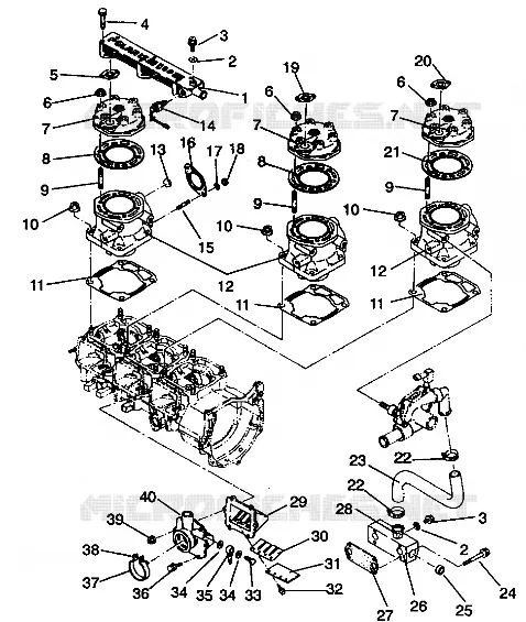 CILINDRO Y COLECTOR ASSEMBLY Storm E940782 and Storm SKS E940582 (49274427440032)