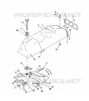 ASIENTO/TANQUE DE GAS ASSEMBLY 500 SP/500 SKS (4921262126003A)
