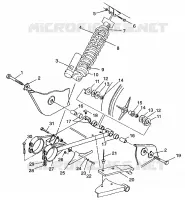 El balanceo del brazo y CHOQUE Scrambler W957840 (4927252725B014)