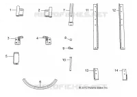 OPCIONES, 2 PASS HARD DOOR REPLACEMENT HARDWARE