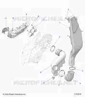 TREN, CLUTCH COVER DUCTING