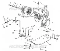 MONTAJE DEL MOTOR TRAIL 0972761, EUROPEAN TRAIL E972761,  TRAIL TOURING 09722 (4938313831C012)