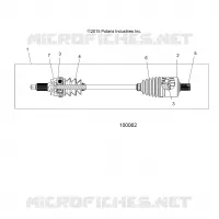 TREN, DRIVE SHAFT, FRONT