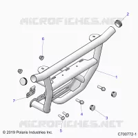 CHASSIS, FRONT PARACHOQUES
