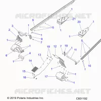CHASSIS, PROTECCIÃ³N DEL EMBRAGUE AND FOOTRESTS
