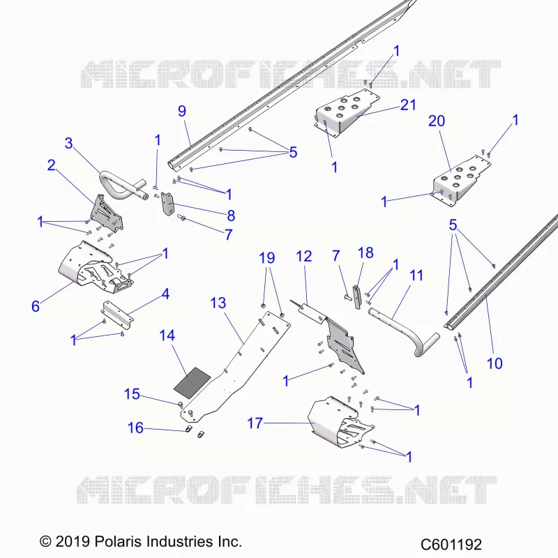 CHASSIS, PROTECCIÃ³N DEL EMBRAGUE AND FOOTRESTS