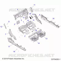 CARROCERÍA POSTERIOR CLOSEOFF, FENDERS AND FLOOR