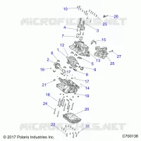 ENGINE, CRANKCASE AND CIGUEÑAL