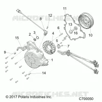 ENGINE, STATOR AND VOLANTE