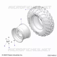 RUEDAS, REAR TIRE
