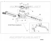 FRENO FRONTAL BRAKE LEVER AND MASTER CYLINDER