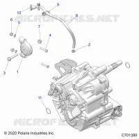 TREN, MAIN GEARCASE MOUNTING