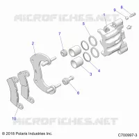 BRAKES, PINZA TRASERA