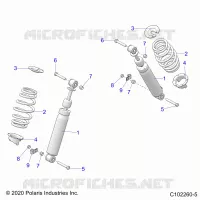 SUSPENSION, CHOQUE FRONTAL