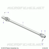 TREN, PROP SHAFT, FRONT