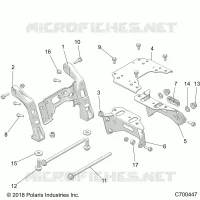 CHASSIS, MOUNTING, FRONT CAJA DE ENGRANAJES