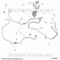 TABLERO, HEATER ROUTING