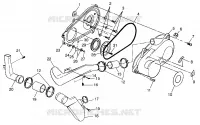 tapa del embrague XPLORER 300 W97CC28C (4939813981C004)