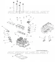 ENGINE, CULATA, CAM AND VALVES