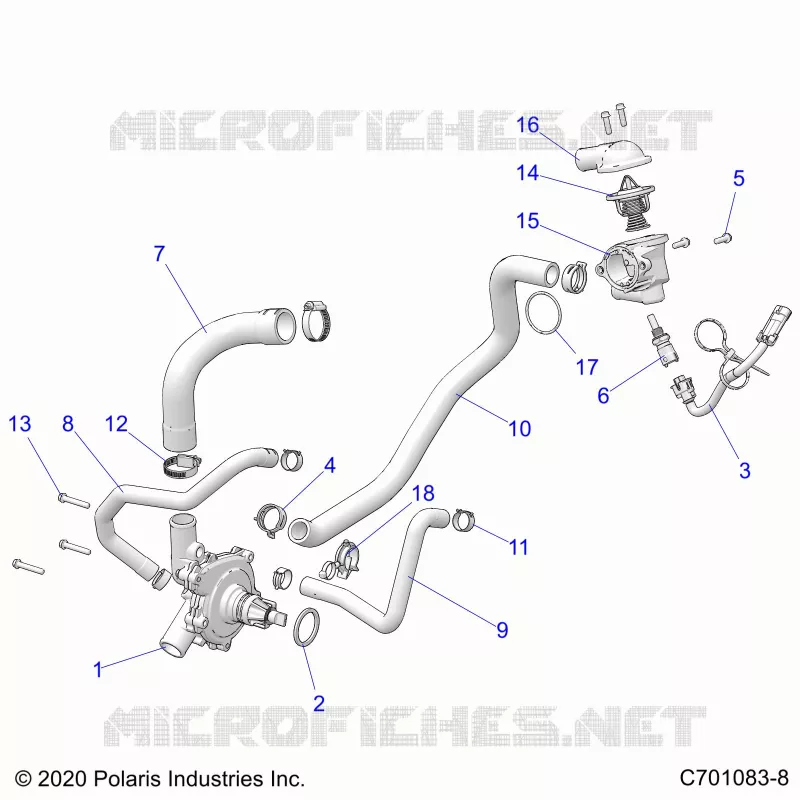 MOTOR, WATERPUMP AND BYPASS