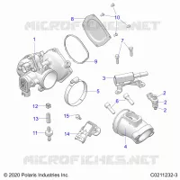 ENGINE, CUERPO DE MARIPOSA AND FUEL RAIL