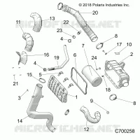 ENGINE, TOMA DE AIRE SYSTEM