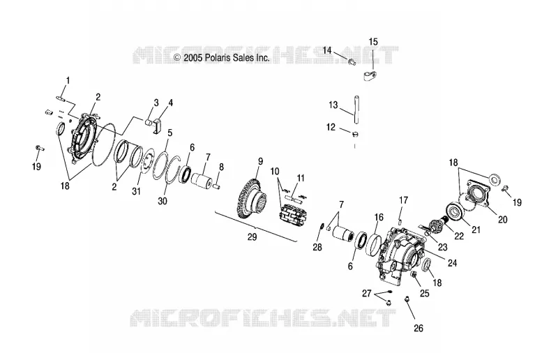 frontal de la carcasa (DEMAND DRIVE)