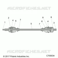 TREN, FRONT HALF SHAFT
