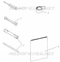 KIT DE HERRAMIENTA LITE GT 0963133 and EUROPEAN LITE GT E963133 (4933083308A014)
