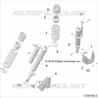 SUSPENSION TRASERA SHOCK MOUNTING