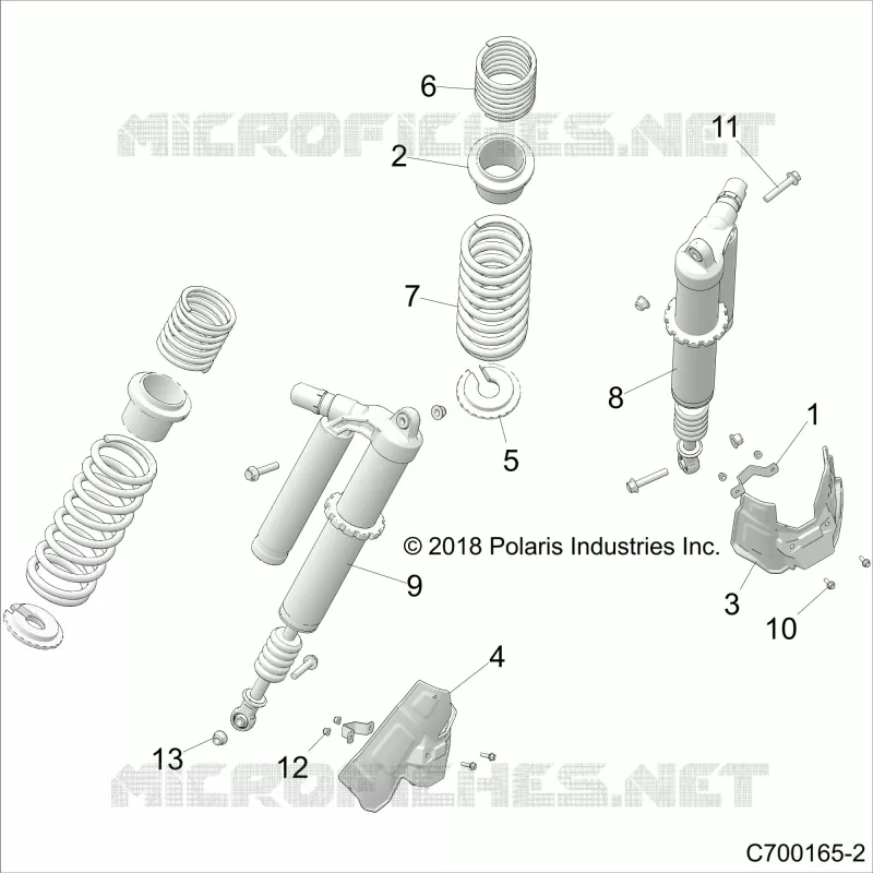 SUSPENSION TRASERA SHOCK MOUNTING
