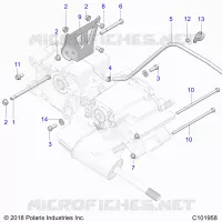 TREN, MAIN GEARCASE MOUNTING