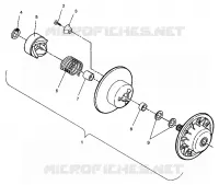 accionado de embrague ASSEMBLY SUPER SPORT 0940743 (4927742774022A)