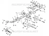 montaje en carril (SUSPENSION) 500 INDY 0982764(A)(B) and EUROPEAN 500 INDY E98 (4942104210B008)