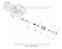 TREN, PRINCIPAL CAJA DE ENGRANAJES OUTPUT SHAFT