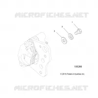 FRENO FRONTAL CALIPER MOUNTING