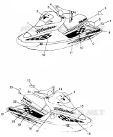 ETIQUETAS HURRICANE B964466 and Intl. HURRICANE I964466 (4935733573A008)