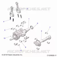 ENGINE, CIGUEÑAL AND BEARINGS