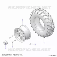 RUEDAS, FRONT TIRE