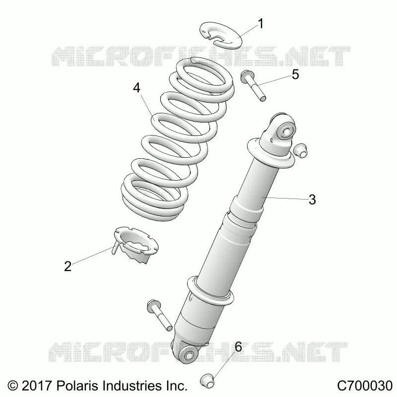 SUSPENSION TRASERA SHOCK MOUNTING