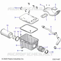 ENGINE, TOMA DE AIRE SYSTEM