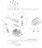 ENGINE, CULATA, CAM AND VALVES