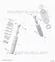 SUSPENSION TRASERA SHOCK AND MOUNTING