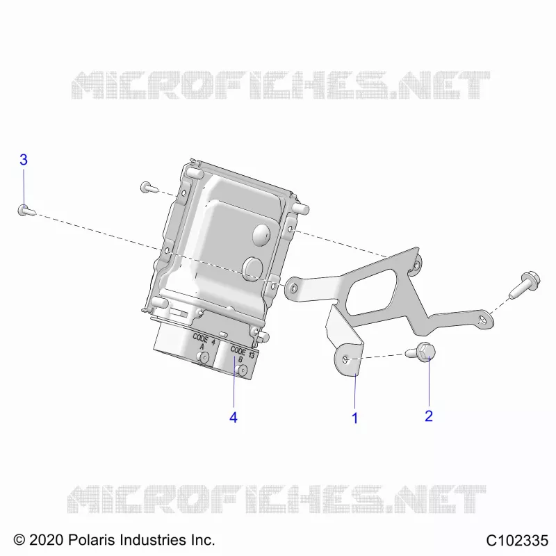 ELECTRICA, ECU MOUNTING