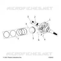 ENGINE, CIGUEÑAL, CONNECTING ROD AND PISTON